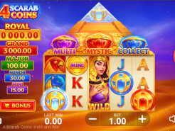 4 Scarab Coins: Hold and Win